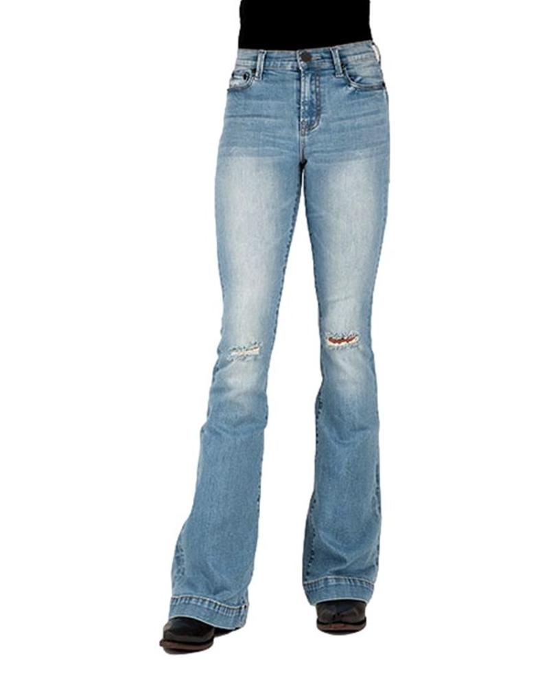 Roper Womens Tin Haul Libby Fit Flare 101BU - Burgundy-54-595-101BU