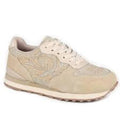 Roper Womens Giddyup Stitch Suede Jogger Shoe - Tan-21-1797-3762TA