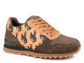 Roper Womens Giddyup Bronc Suede Jogger Shoe - Tan-21-1797-3565TA