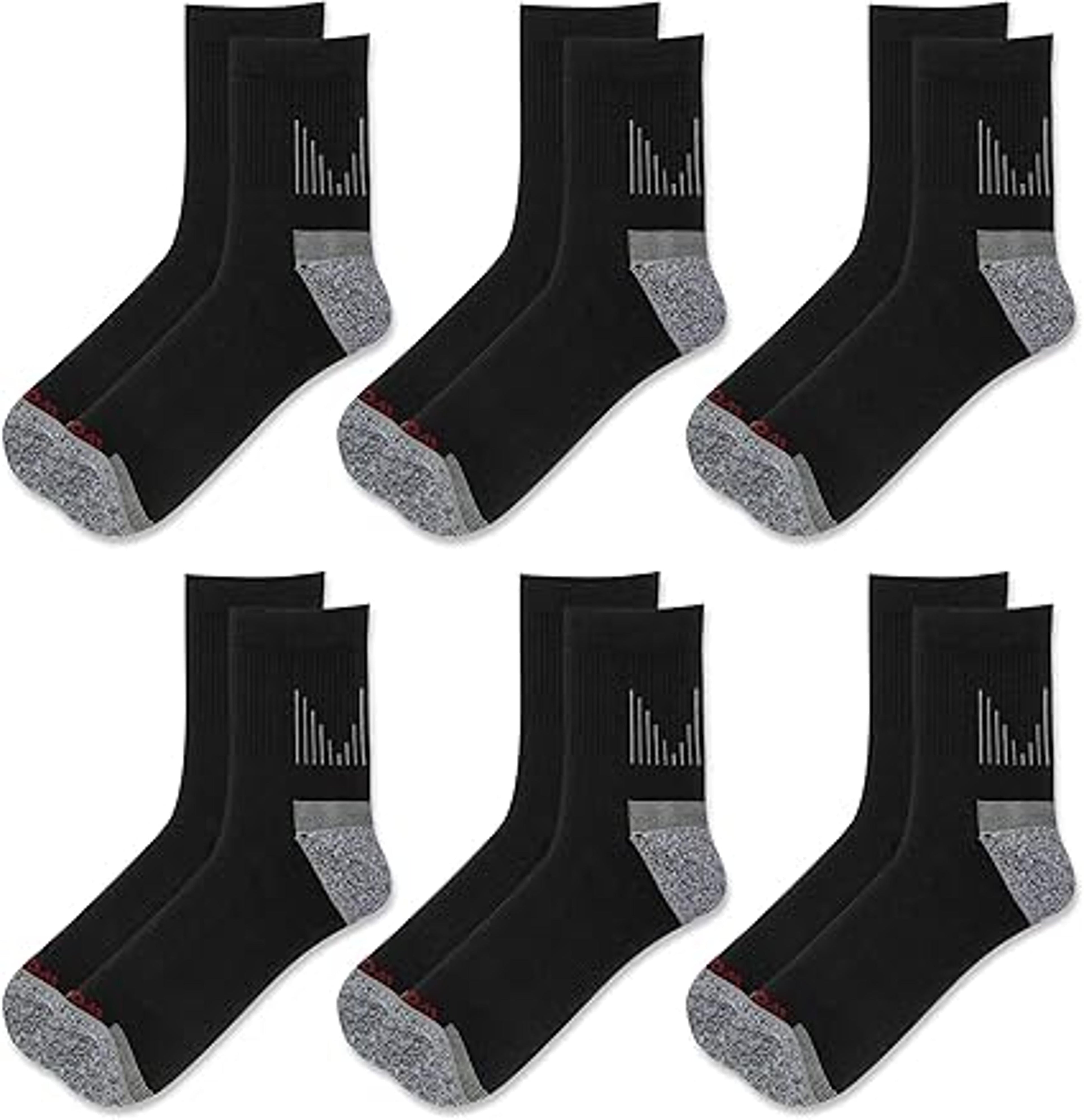 Wolverine Performance Work Quarter Socks 6pk