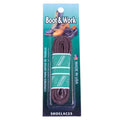 Landwerlen Leather CO Brown 63 Inch Leather Boot Laces-16T-828-63BR