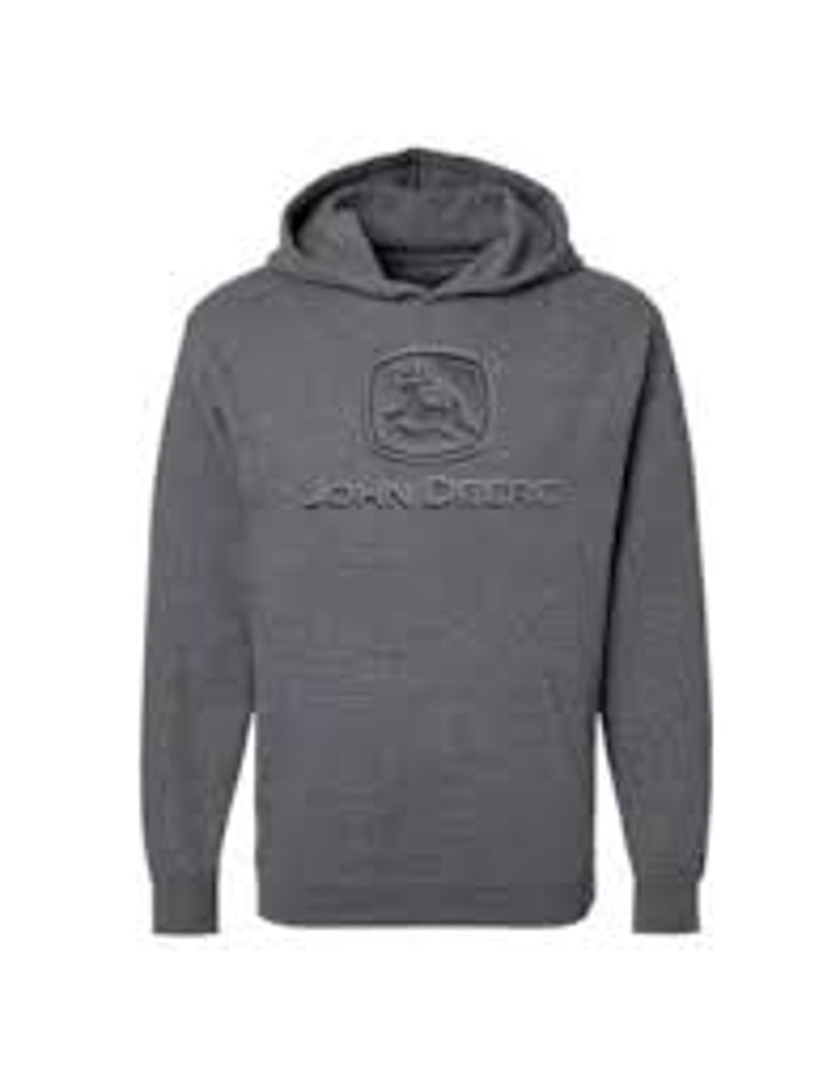 John Deere Mens Embossed Fleece Hoodie-13025785CH