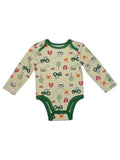 John Deere Jd Kids Boy's Barn Yard Scribble Bodysuit-15C5138JR