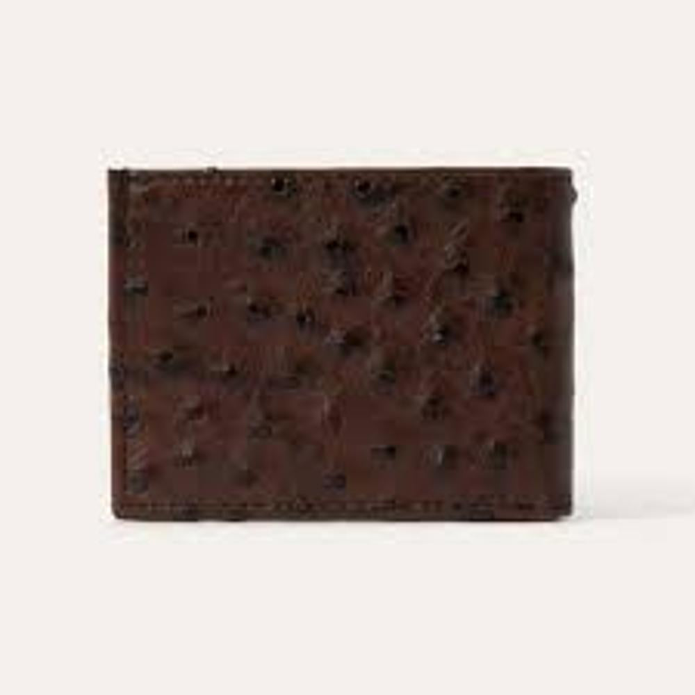 Gem-Dandy Stetson Genuine Ostrich Bi-fold Wallet-9808002-260