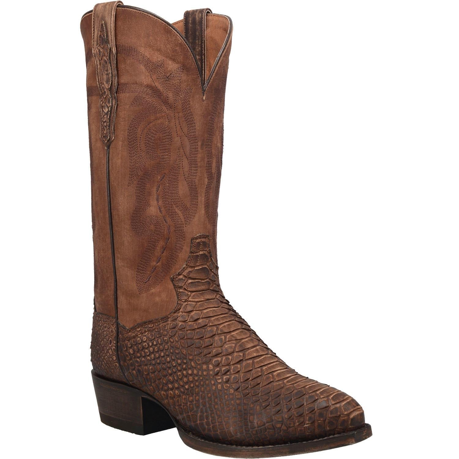 Dan Post Mens Mayson Python Faux Western Cowboy Boot-DP3395