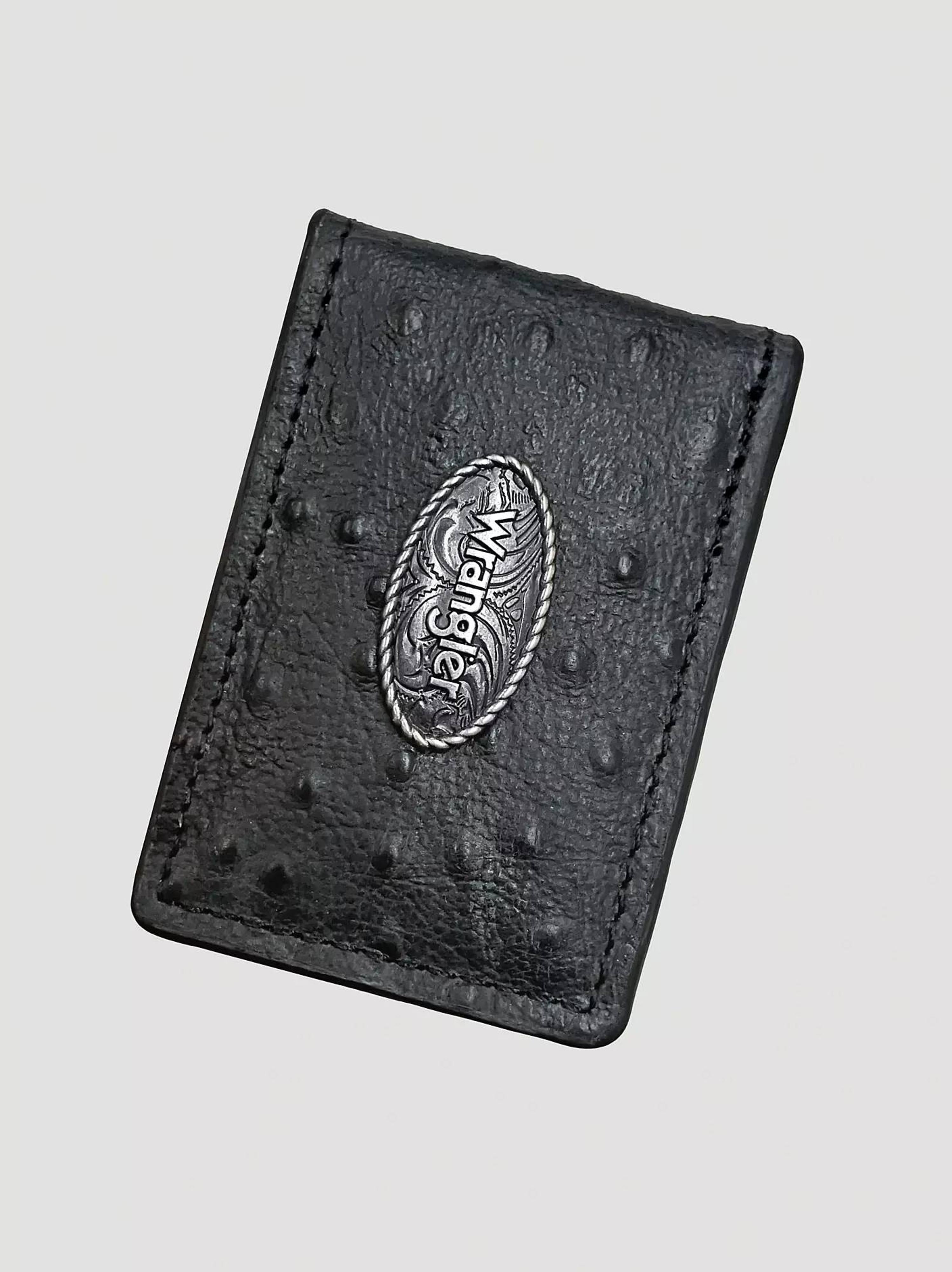 Gem-Dandy Wrangler Embossed Ostrich Money Clip-7603004-001