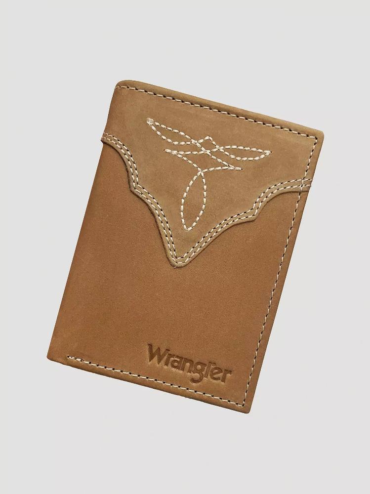 Gem-Dandy Wrangler Boot Stitch Trim Tri-fold Wallet-7601001-210