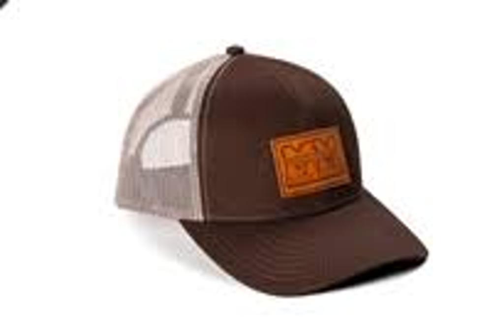 Jd Productions Inc Minneapolis Moline Leather Emblem Hat