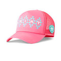 M and F Western Ariat Ladies Pony Flow Southwest Print Logo Hot Pink -