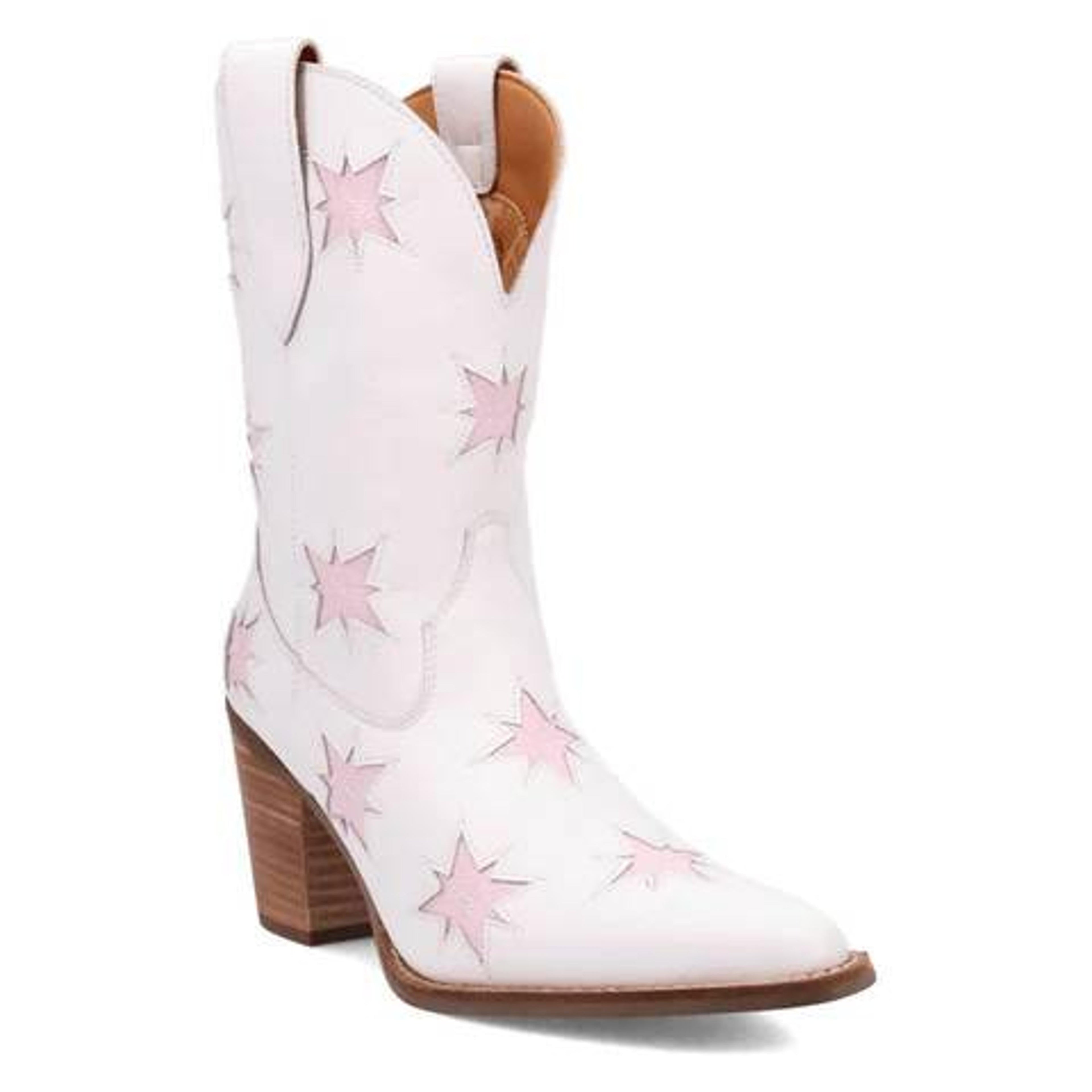 Dan Post Womens Dingo Starburst Western Cowgirl Boot-DI2248-WH