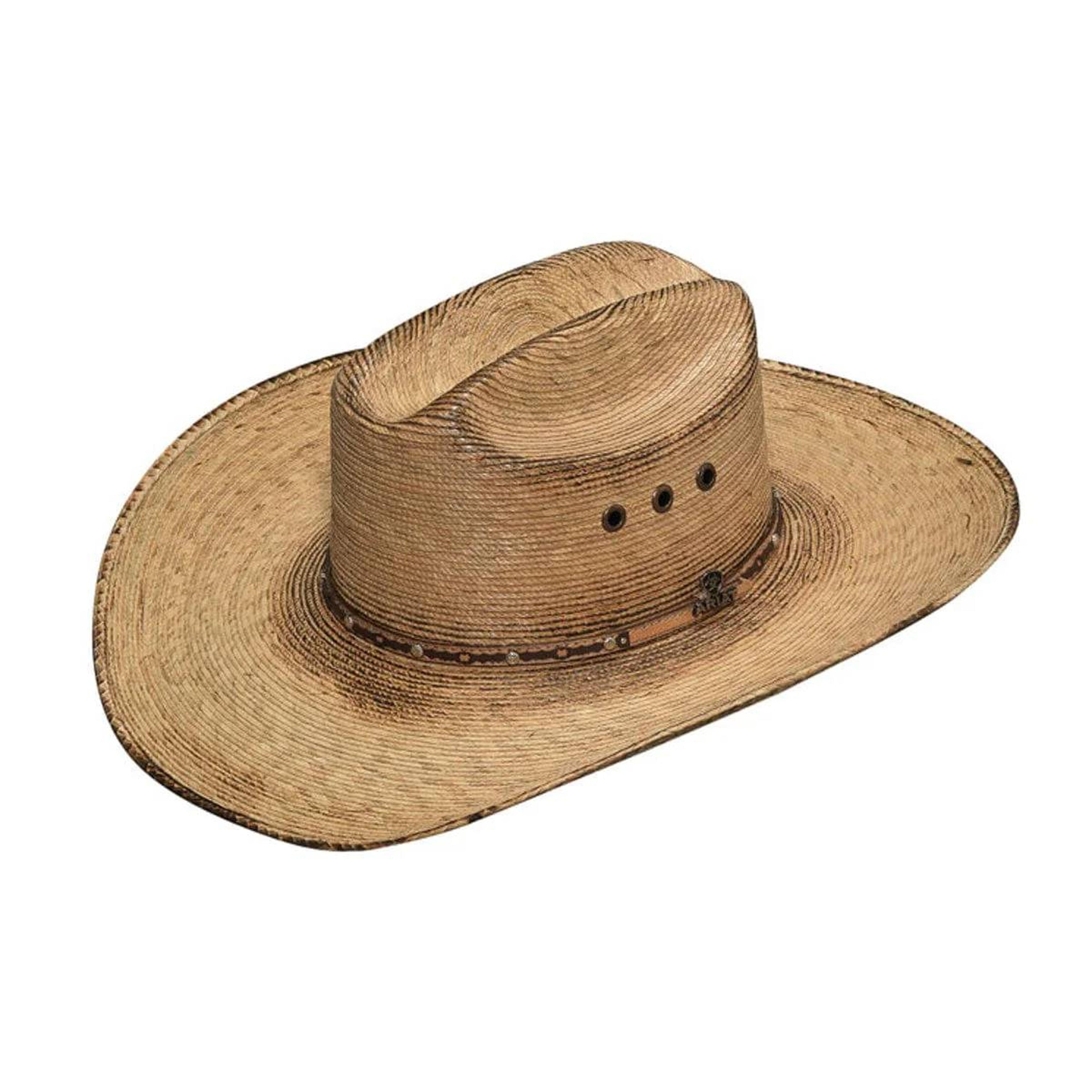 M and F Western Ariat Fired Palm Hat 5102