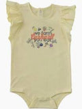 Carhartt Kids Ruffle Sleeve Veggie Bodysuit-CA7193-GN9-I