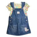 John Deere Kids Denim Patchwork Jumper Set-66U6943JR