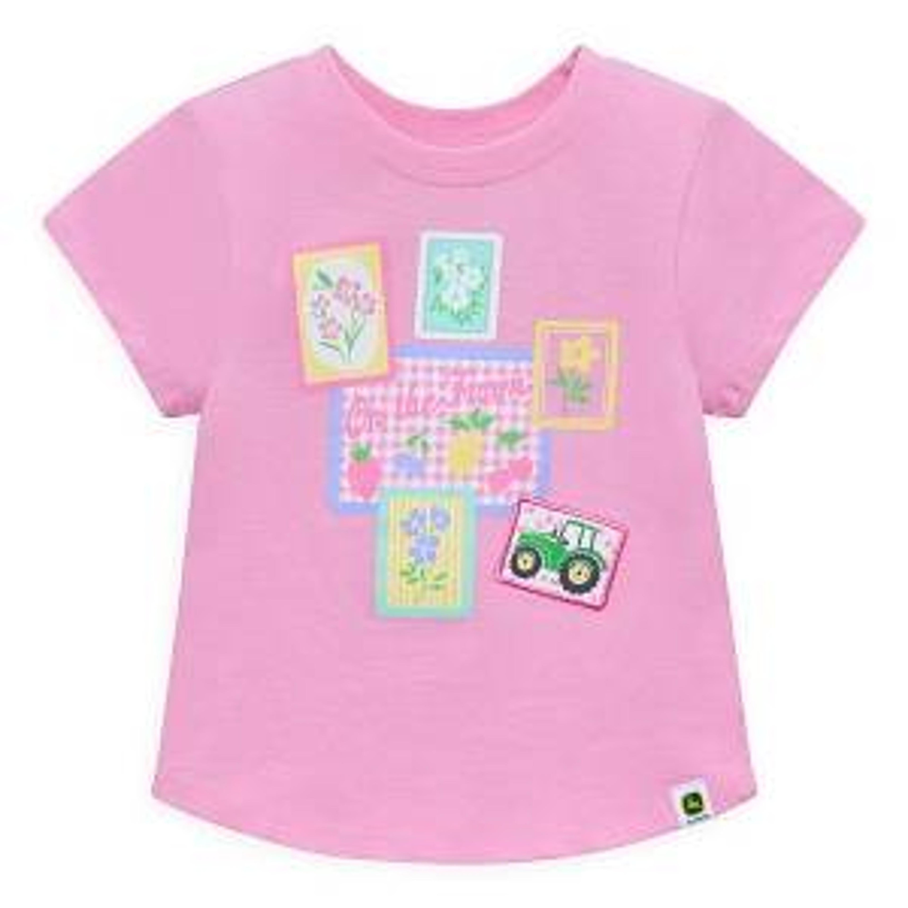 John Deere Kids Patchwork Tee-76T6945JR