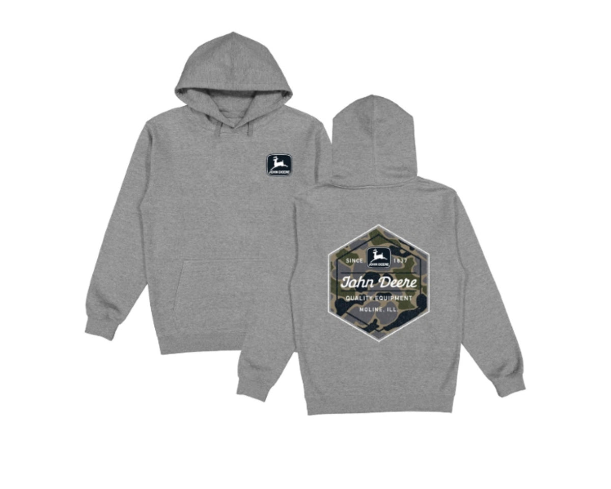 John Deere Mens Camo Logo Hoodie-JREG-02X1-JDR-ZAS