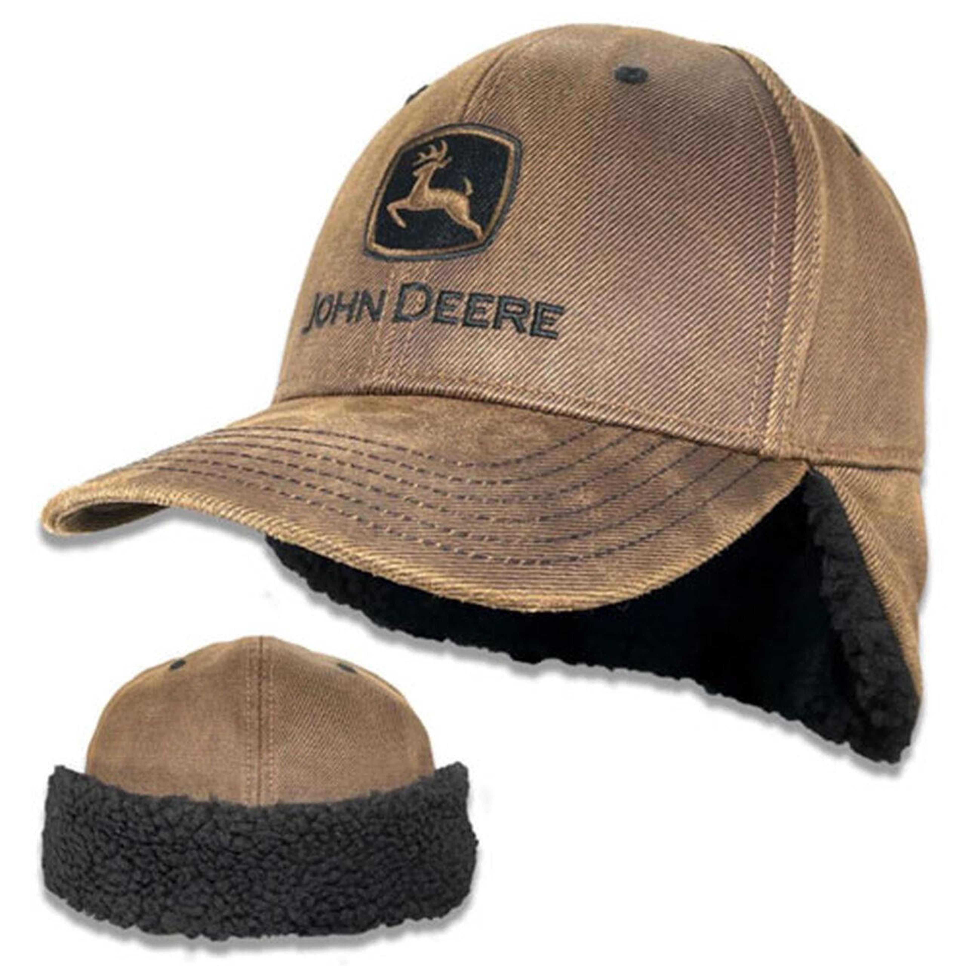 John Deere Mens Sherpa Lined Cap-J13W-03DU-JDR-6JP