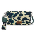 Montana West Wrangler Cow Print Wallet/Wristlet-WG264-W106TQ