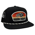 Red Dirt Hat Co Buddy-Black/Black/White Rope-RDHC-412