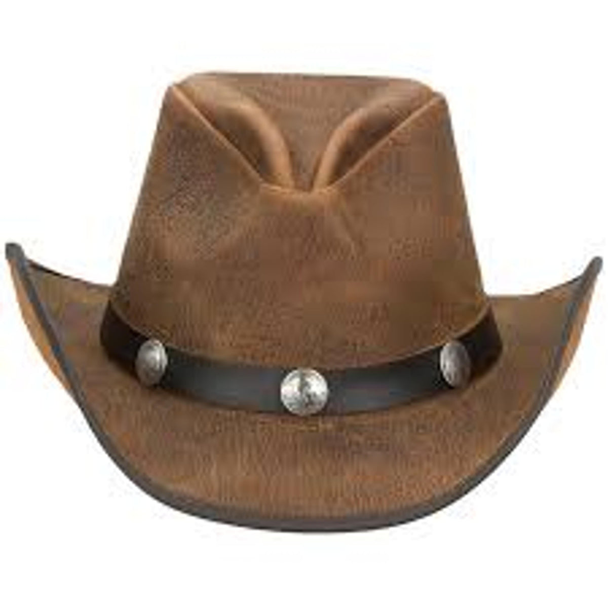 American Hat Maker s Cyclone Leather Cowboy Hat-CYCLONE-CHN