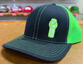 Bad Ass Diesel Kenworth Black and Green Cap-BADH071