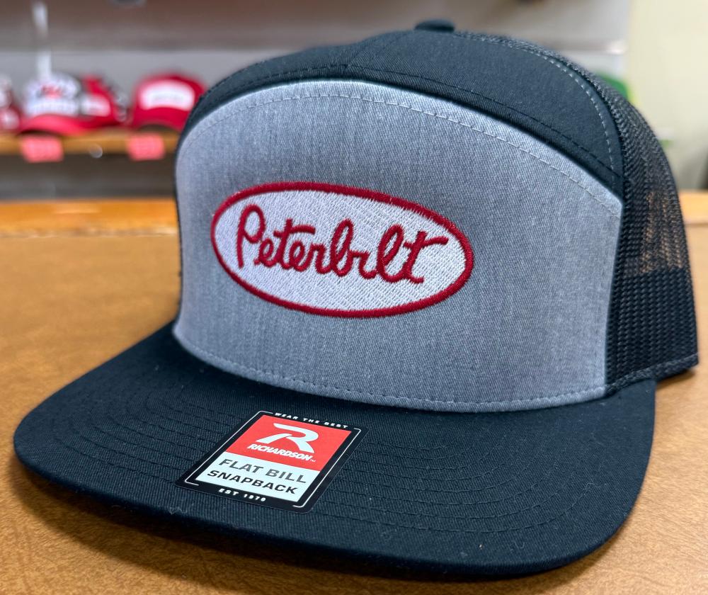 Bad Ass Diesel Peterbilt Grey/Black Hat-BADH081
