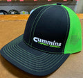 Bad Ass Diesel Cummins Black and Neon Green Cap-BADH079