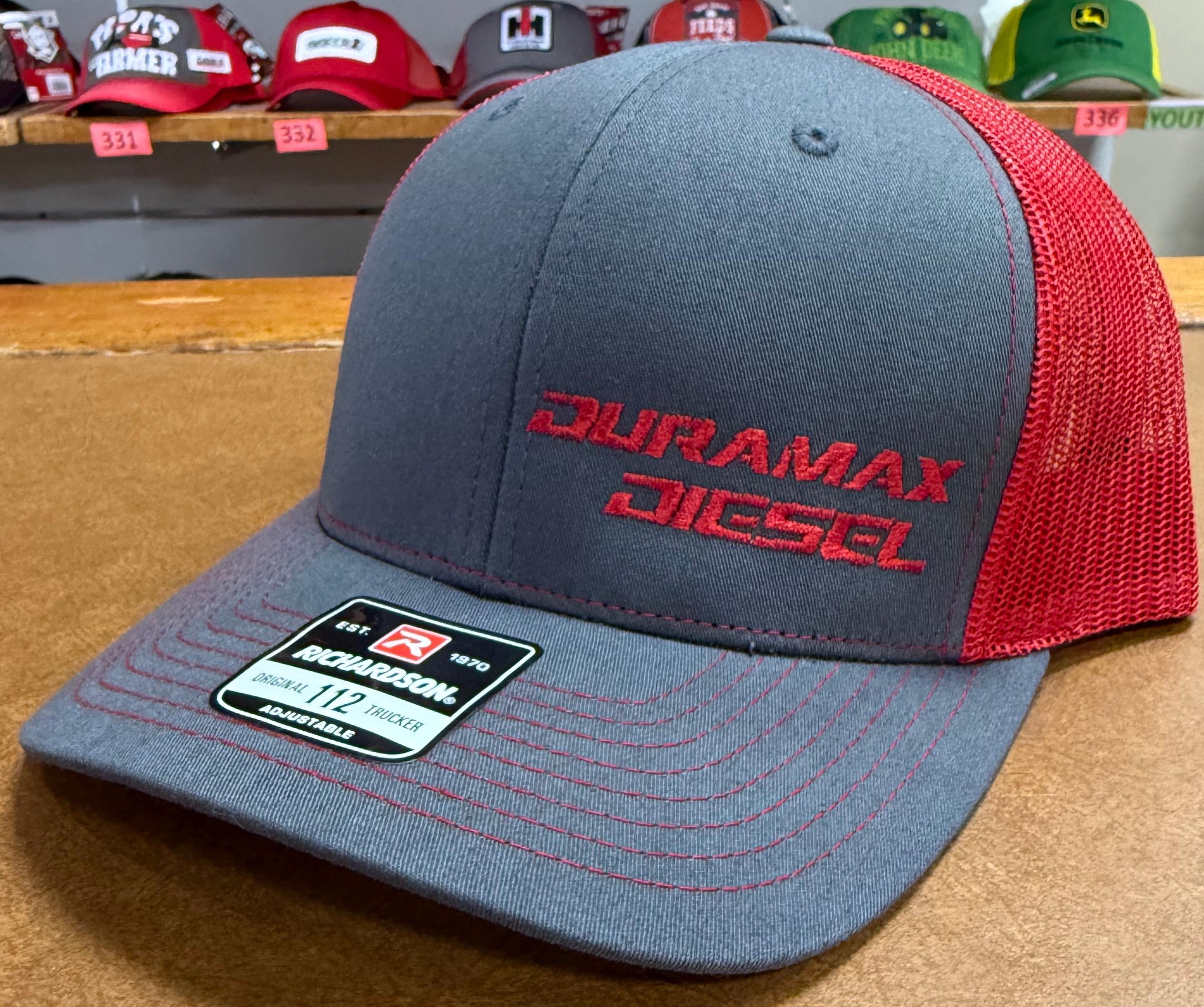 Bad Ass Diesel Duramax Red and Gray Cap-BADH062