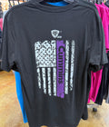 Bad Ass Diesel Mens Cummins Purple Flag Shirt-BAD044