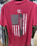 Bad Ass Diesel Peterbilt Grey Flag Shirt-BADT08