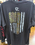 Bad Ass Diesel Powerstroke Camo Flag Shirt-BADT11
