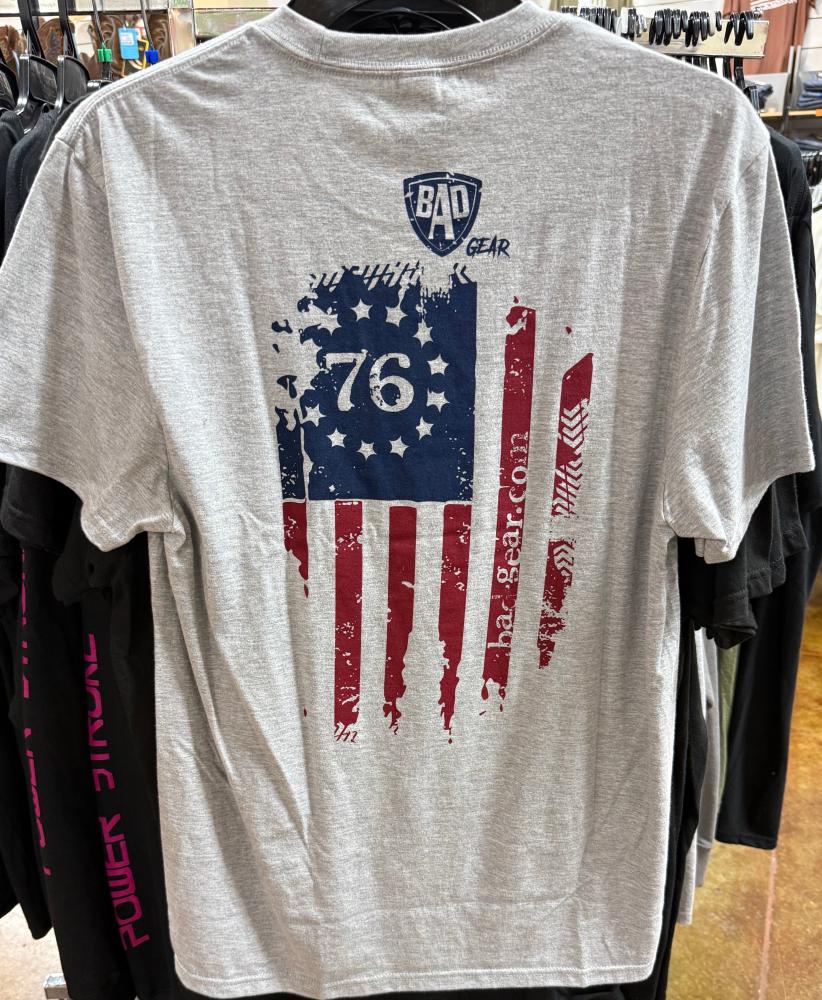Bad Ass Diesel BADGEAR Flag Shirt-BADT12