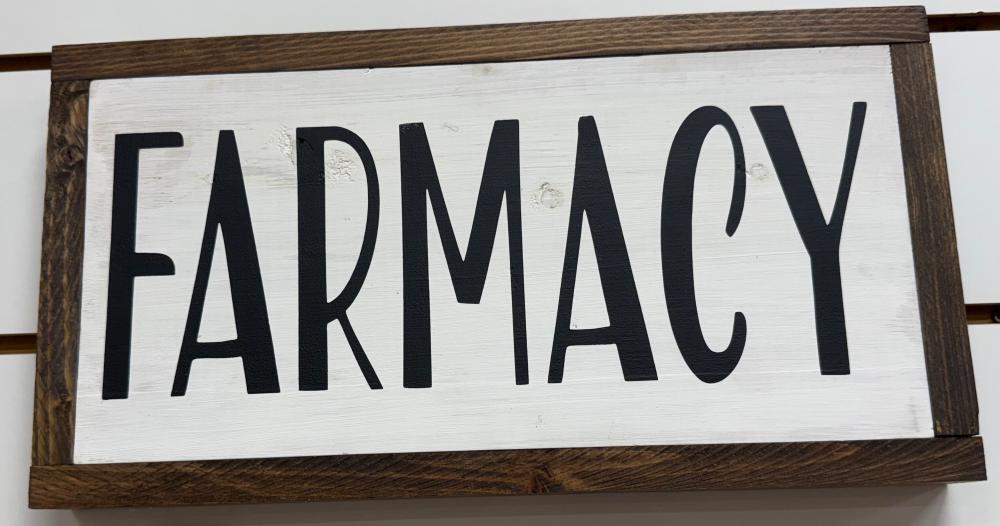 Party Party Party Farmacy Wooden Sign-#6