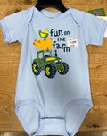 John Deere Kids Fun on the Farm Bodysuit-02AO-05QS-JDR-QV4