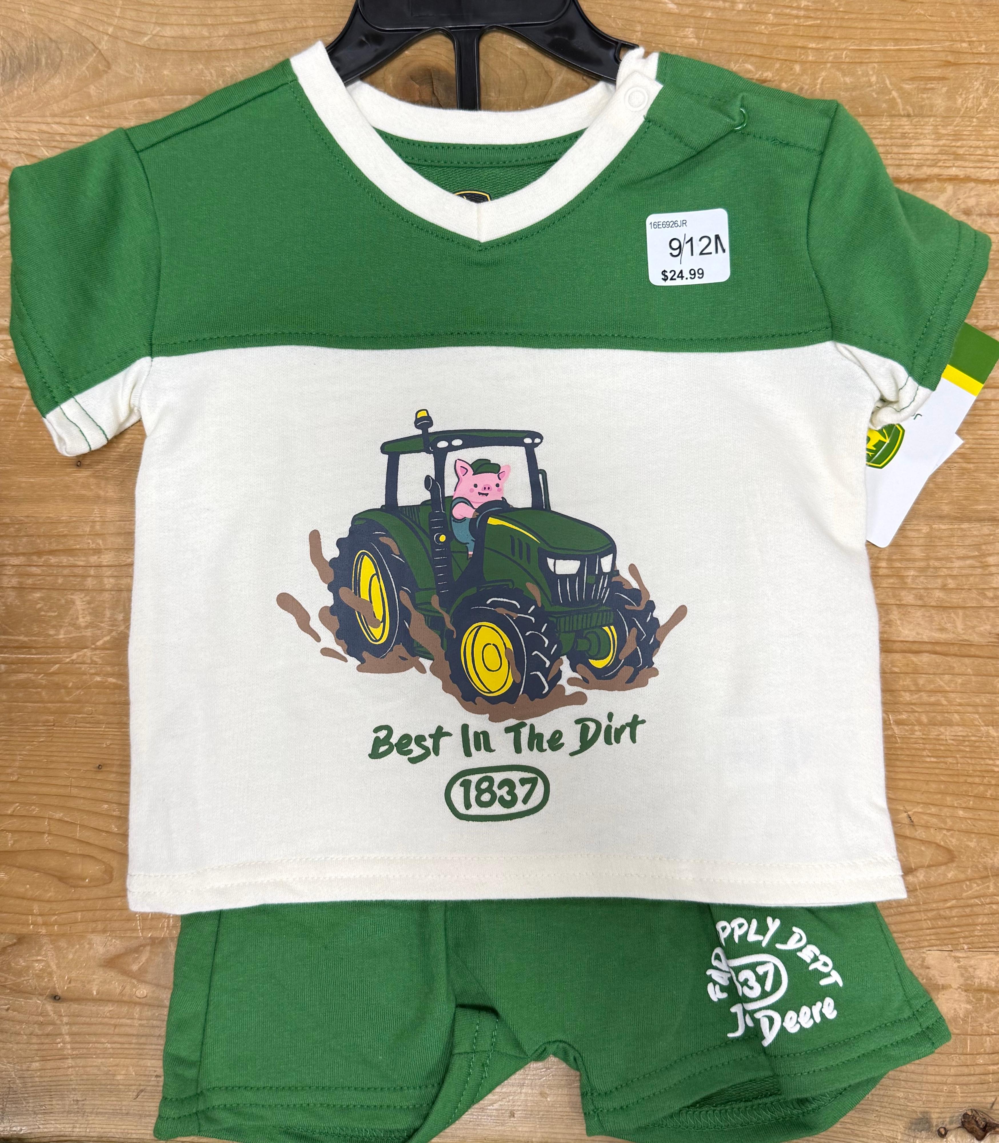 John Deere Kids Best in the Dirt Short Set-16E6926JR