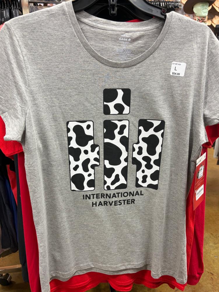 Cow Print Case IH Logo Shirt
