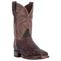Dan Post Mens Denver Chocolate Caiman Square Toe Western Cowboy Boot-DP3965