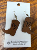 Southern Whimsy Brown Leather Boots-ER124