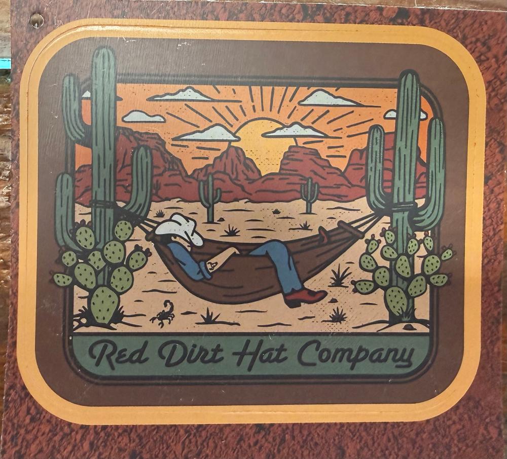Red Dirt Home on the Range Sticker-RDHC-AZTEC-4