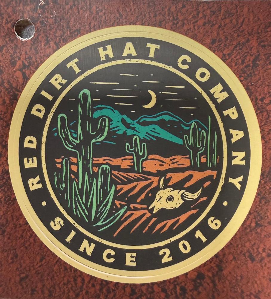 Red Dirt Desert Moon Sticker-RDHC-VINTAGE-2