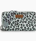 Montana West Wrangler Leopard Print Wristlet Wallet-WG366-W006JN