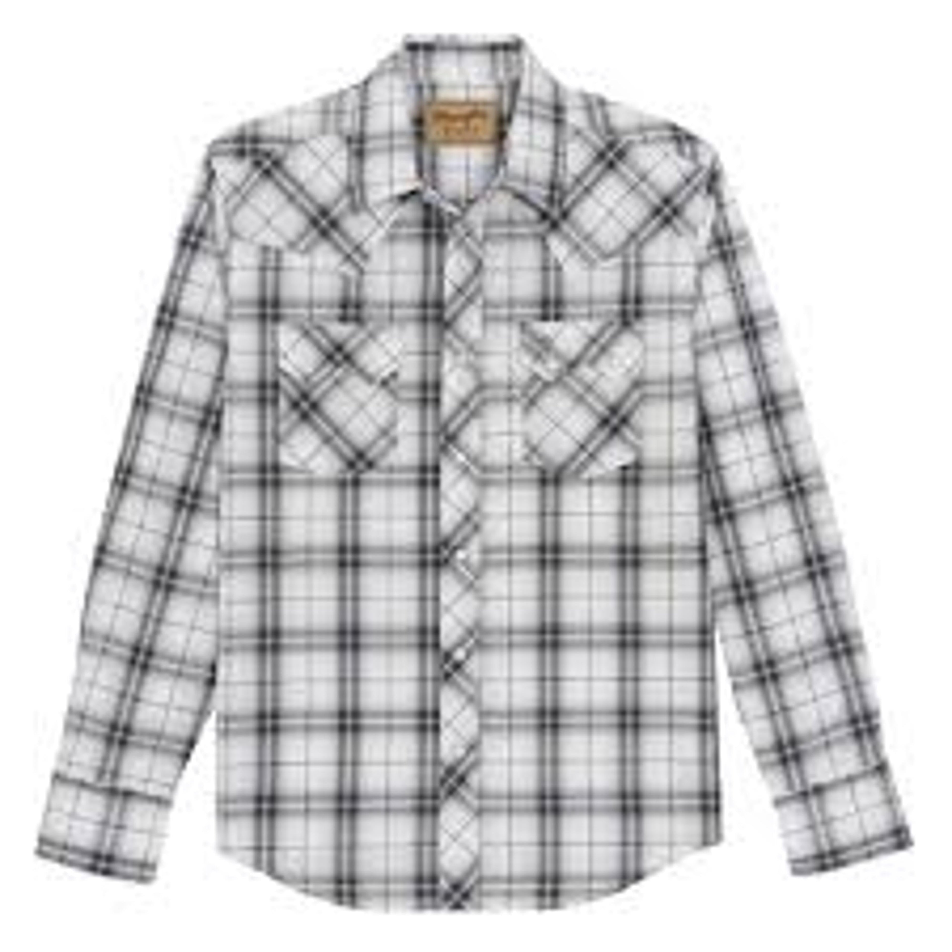 Wrangler Mens Retro Core Ls Snp Pld-112378874