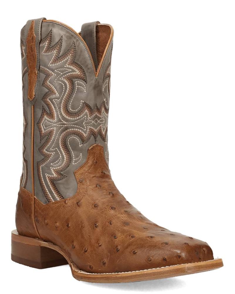 Dan Post Drayden Ostrich Tan And Grey-DP5267