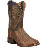 Dan Post Mens Maxwell Caiman Square Toe Tan Western Cowboy Boot-DP3997