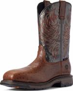 Ariat Mens Workhog Widsqtoe Composite Toe Brown Ost Pr-10031528