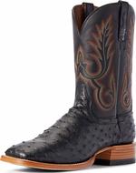 Ariat Mens Barker Fq Ostrch Blk/liberty B-10031577