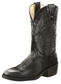 Dan Post Kids Black Leather Western Cowboy Boot-DPC2001