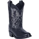 Dan Post Kids Black Leather Western Cowboy Boot-DPC2980