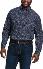 Ariat Mens Sunnyvale Print Long Sleeve Shirt Bl-10031896