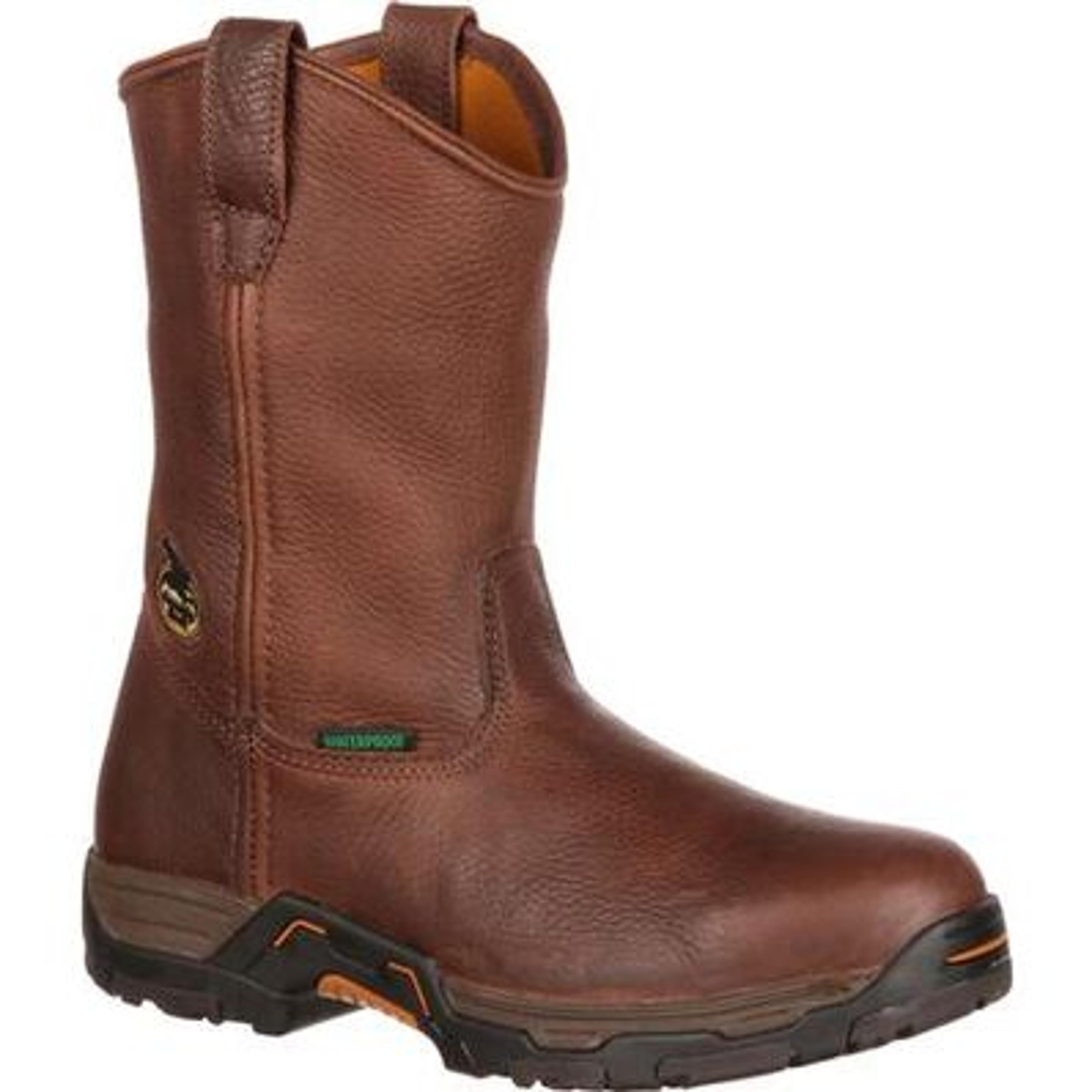 Georgia Boot Diamond Trax Steel Toe Waterproof Work Wellington - Mens