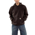 Carhartt Mens Midweight Hooded Pullover Sweatshirt Dark Brown-K121DKB